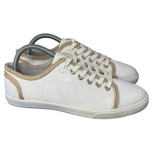 Jack Rogers Lia White Rope Sneaker Women's Size 8.5 B NEW